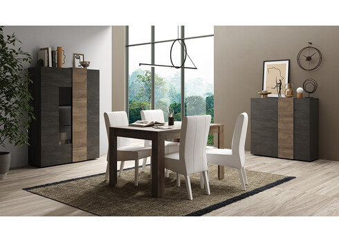 Kapp VENUS hall / tume tamm, 121x44xH113 cm