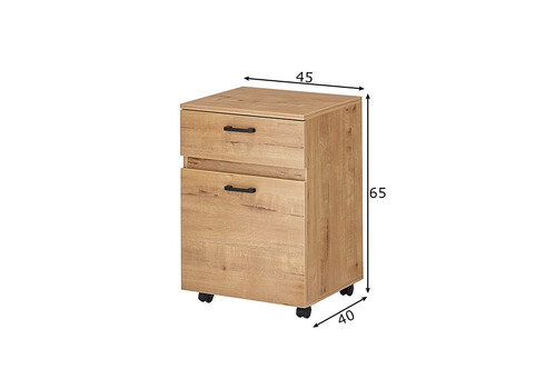 Sahtliboks CORINTH tamm, 45x40xH65 cm