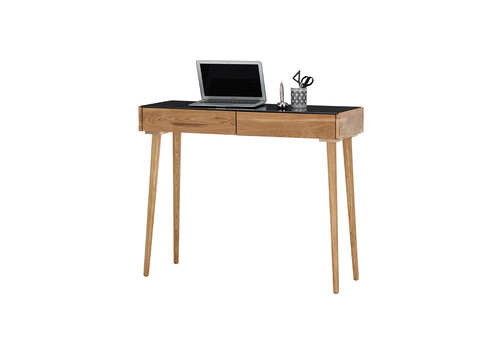 Kirjutuslaud NATA must / tamm, 100x35xH80 cm