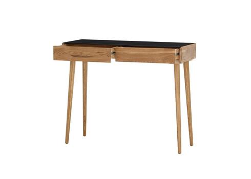 Kirjutuslaud NATA must / tamm, 100x35xH80 cm