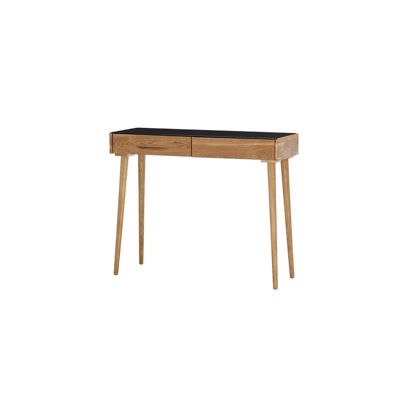 Kirjutuslaud NATA must / tamm, 100x35xH80 cm