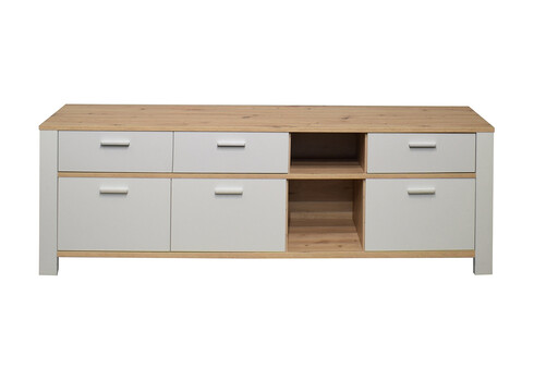 Kummut NELE kriidihall / tamm, 193x44xH62 cm