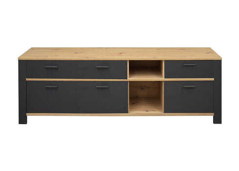 Kummut NELE antratsiit / tamm, 193x44xH62 cm