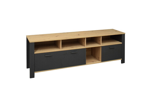 Kummut NELE antratsiit / tamm, 193x44xH62 cm