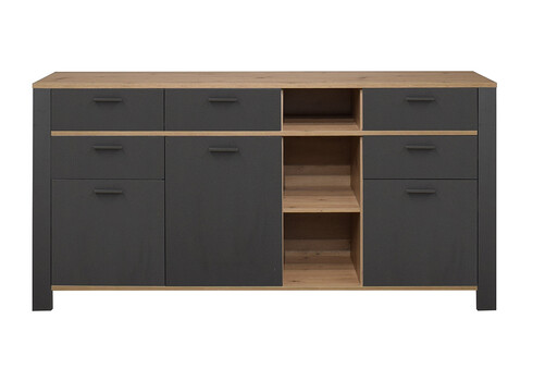 Kummut NELE antratsiit / tamm, 193x44xH92 cm