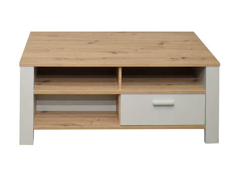 Diivanilaud NELE kriidihall / tamm, 111x65xH45 cm