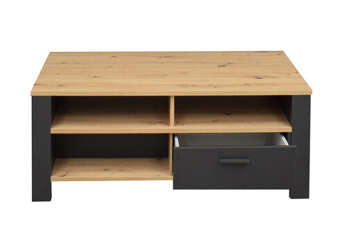 Diivanilaud NELE antratsiit / tamm, 111x65xH45 cm