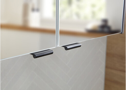 Peegelkapp 03-I tamm, 60x20xH70 cm, LED