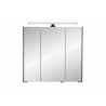 Peegelkapp 03-II tamm, 75x20xH70 cm, LED