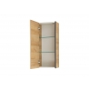 Seinakapp 395 tamm / must, 30x20xH70 cm