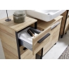 Vannitoakapp 395 tamm / must, 30x33xH72 cm