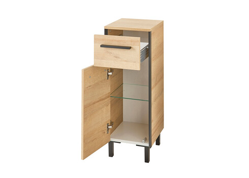Vannitoakapp 395 tamm / must, 30x33xH72 cm