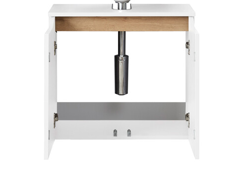 Valamukapp 857 valge / tamm, 60x33xH53 cm