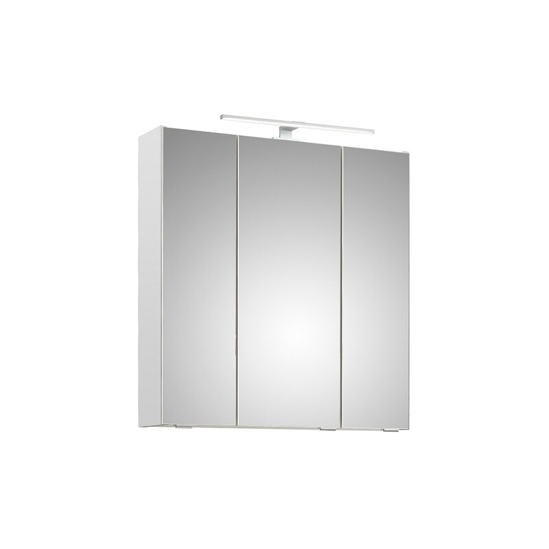 Peegelkapp 857 valge, 65x16xH70 cm, LED