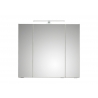Peegelkapp 857 valge, 80x16xH70 cm, LED