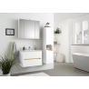 Vannitoakapp 857 valge / tamm, 30x33xH141 cm