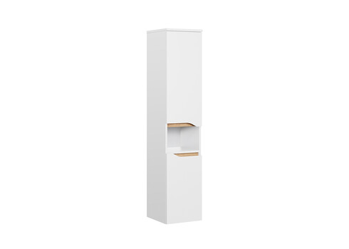 Vannitoakapp 857 valge / tamm, 30x33xH141 cm