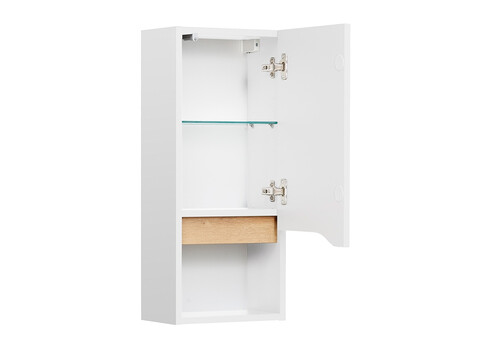 Seinakapp 857 valge / tamm, 30x20xH70 cm