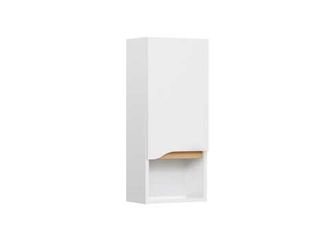Seinakapp 857 valge / tamm, 30x20xH70 cm