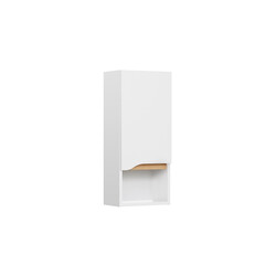 Seinakapp 857 valge / tamm, 30x20xH70 cm