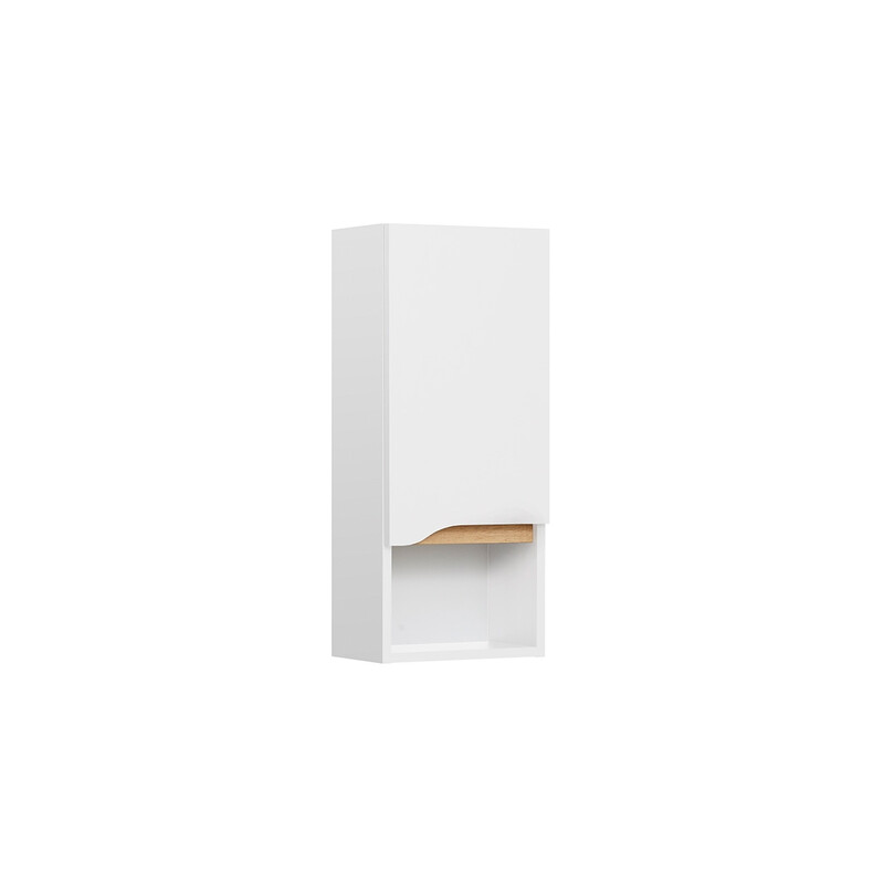 Seinakapp 857 valge / tamm, 30x20xH70 cm
