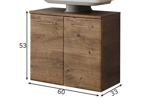 Valamukapp 943 tume tamm, 60x33xH53 cm