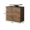 Valamukapp 943 tume tamm, 60x33xH53 cm
