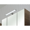 Peegelkapp 943 tume tamm, 65x16xH70 cm, LED