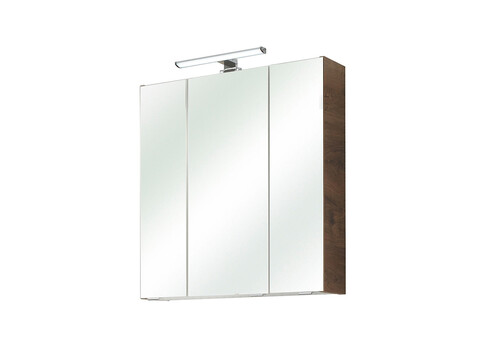 Peegelkapp 943 tume tamm, 65x16xH70 cm, LED