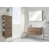 Peegelkapp 943 tume tamm, 80x16xH70 cm, LED