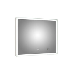 Peegel kellaga 22, 90x70xH4,5 cm, LED