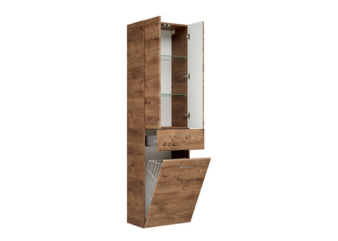 Vannitoakapp 943 tume tamm, 50x33xH186 cm