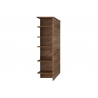 Kapp-riiul 943 tume tamm, 50x33xH123 cm