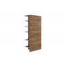 Kapp-riiul 943 tume tamm, 50x33xH123 cm