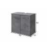 Valamukapp 945 tumehall, 60x33xH53 cm