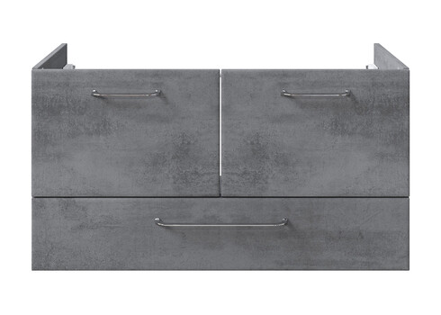Valamukapp + keraamiline valamu 945 tumehall, 100x46x54 cm