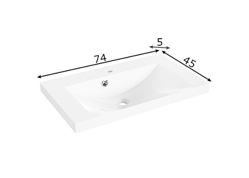 Valamukapp + mineraalvalamu 943 tumehall, 74x45x57 cm