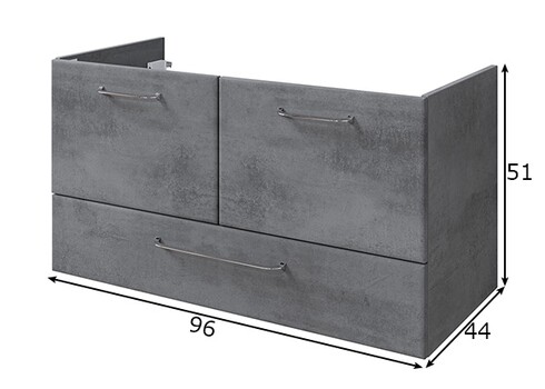 Valamukapp + mineraalvalamu 943 tumehall, 99x45x57 cm