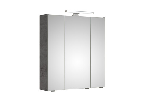 Peegelkapp 945 tumehall, 65x16xH70 cm, LED