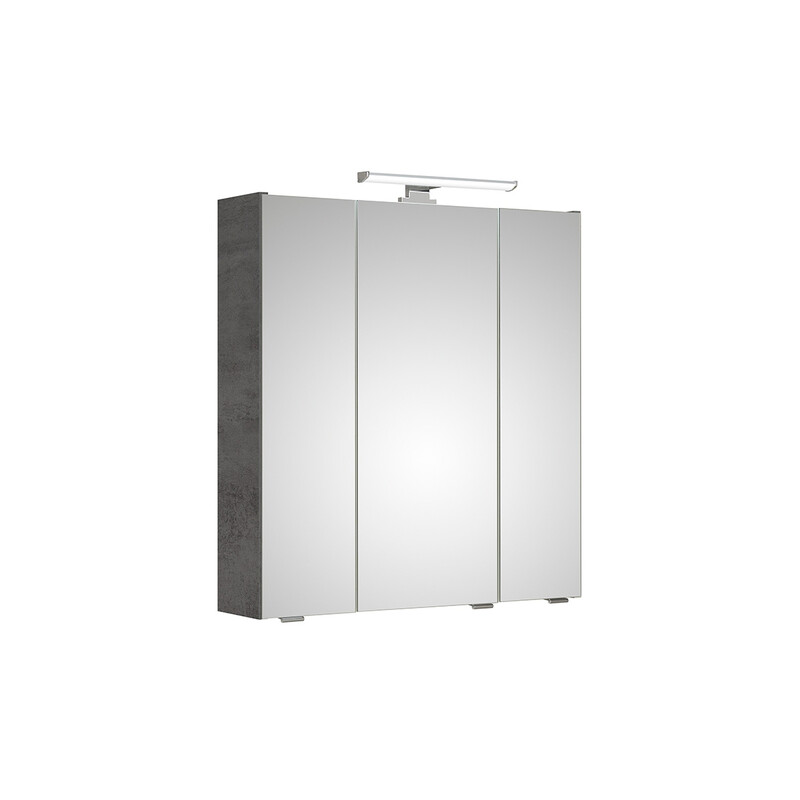 Peegelkapp 945 tumehall, 65x16xH70 cm, LED