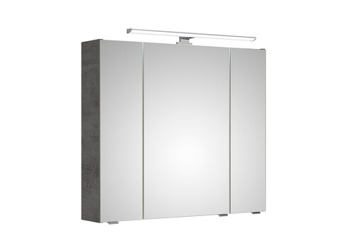 Peegelkapp 945 tumehall, 80x16xH70 cm, LED