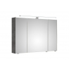 Peegelkapp 945 tumehall, 105x16xH70 cm, LED