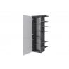 Kapp-riiul 945 tumehall, 50x33xH123 cm