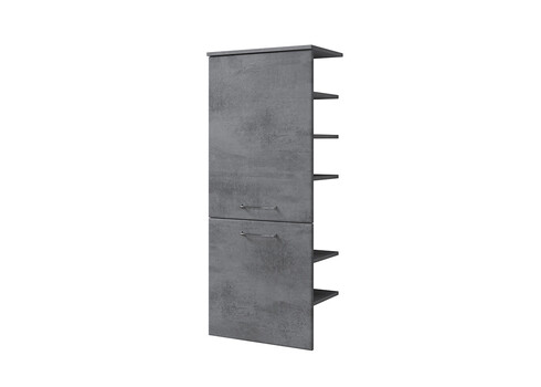 Kapp-riiul 945 tumehall, 50x33xH123 cm