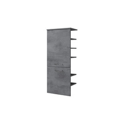 Kapp-riiul 945 tumehall, 50x33xH123 cm