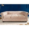 Diivan CHESTERFIELD beež, 200x90xH73 cm