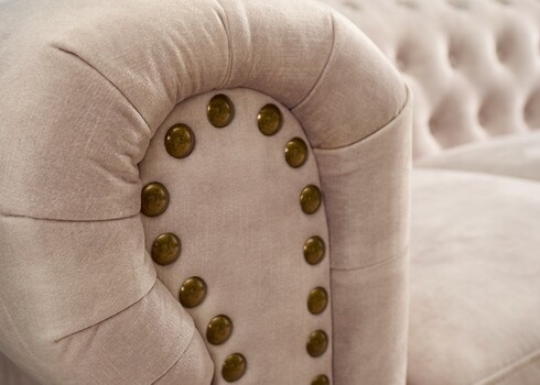 Diivan CHESTERFIELD beež, 200x90xH73 cm