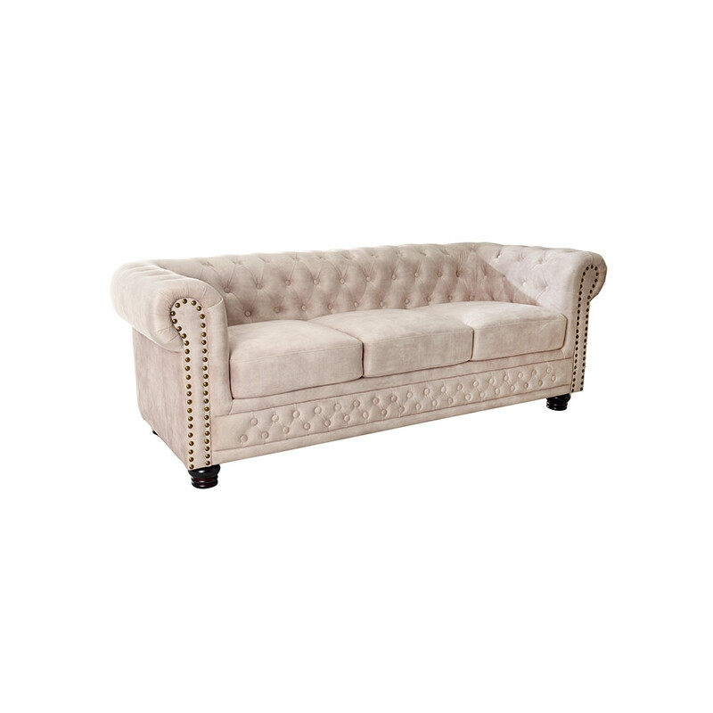 Diivan CHESTERFIELD beež, 200x90xH73 cm