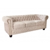 Diivan CHESTERFIELD beež, 200x90xH73 cm