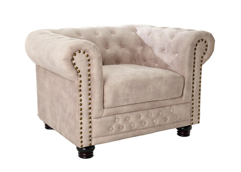 Tugitool CHESTERFIELD beež, 105x87xH72 cm